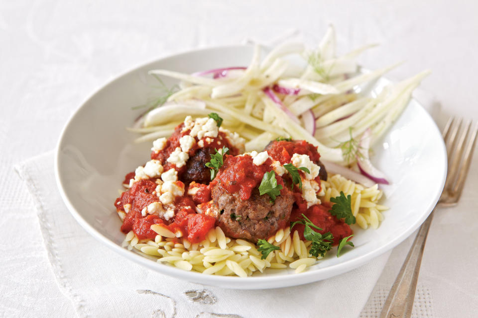 Greek Pasta with Meatballs