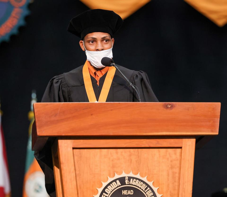 Florida A&M celebrates its Spring 2024 Commencement with guest speaker Gregory Gerami, founder of Batterson Farms Corporation.