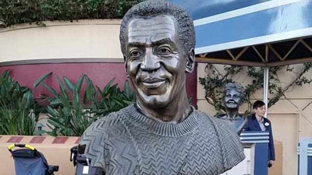 Bill Cosby is facing even more backlash following the revelation that the comedian admitted to obtaining Quaaludes to young women he wanted to have sex with. An ET source confirms that Walt Disney World's Hollywood Studios theme park near Orlando, Florida removed a statue of <em>The Cosby Show </em>star after the park closed on Tuesday night. . The statue's removal comes after 2005 court documents were unsealed on Monday. This follows accusations by more than two dozen women of sexual misconduct in allegations that span several decades. Many of the alleged victims contend that Cosby drugged them before raping or assaulting them, though the comedian has maintained his innocence. <strong> WATCH: EXCLUSIVE -- Janice Dickinson Reacts to Bill Cosby's Quaaludes Admission </strong> Two more networks have also ceased airing reruns of Cosby's sitcoms. Bounce announced that "effective immediately," it will not broadcast <em>Cosby</em>, the comedian's CBS show from 1996 to 2000. <em>AdWeek</em> also reports that BET's channel Centric will no longer air episodes of <em>The Cosby Show</em> "until further notice." <strong> NEWS: Judd Apatow, Jill Scott React to New Bill Cosby Development </strong> But not everyone is distancing themselves from the 77-year-old comedian. The Smithsonian's National Museum of African Art is standing behind their exhibition that includes, in part, Cosby and his wife Camille's art collection. On Tuesday, the museum said in a statement to <em>The Associated Press</em> that it's "aware of the recent revelations about Bill Cosby's behavior," and "in no way condones this behavior." That being said, the Smithsonian says the exhibit itself -- which debuted in November -- is about the artwork and the artists and not about the owner of the pieces. <strong> NEWS: Whoopi Goldberg Defends Bill Cosby After Quaaludes Admission </strong> On Tuesday, the Los Angeles Police Department told ET that they are conducting at least one current criminal investigation into allegations of sexual assault against Cosby. They will also look into any other assault claims made against the comedian, including those past the statute of limitations.