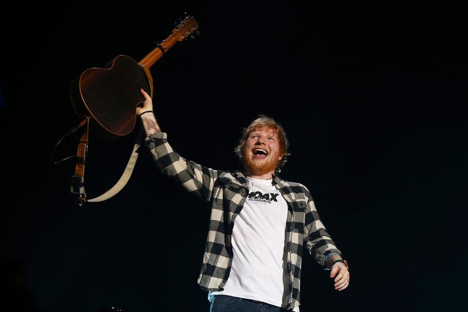 Hungary for more: Ed Sheeran will top the bill at the Budapest festival next year: Getty Images