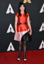 <p>Terminamos con otra gran admiradora del trabajo de Kate Spade, Zooey Deschanel, quien se puso uno de sus vestidos en los Governors Awards 2015. (Foto: Gtres). </p>