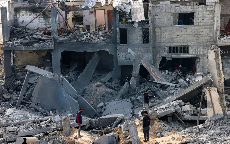 The apartment building where the hostages were held before being rescued by Israeli commandos