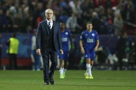 Soccer Football - Sevilla v Leicester City - UEFA Champions League Round of 16 First Leg - Ramon Sanchez Pizjuan Stadium, Seville, Spain - 22/2/17 Leicester City manager Claudio Ranieri after the match Action Images via Reuters / John Sibley Livepic