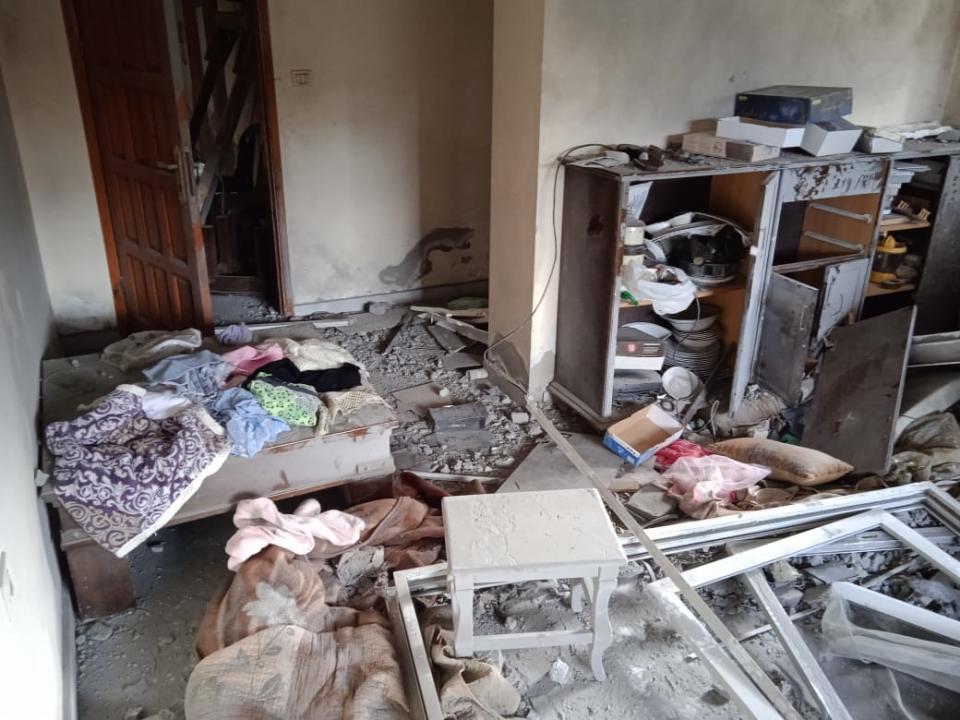 The Al Masris' home in Gaza City was hit by an airstrike strike during the war. 