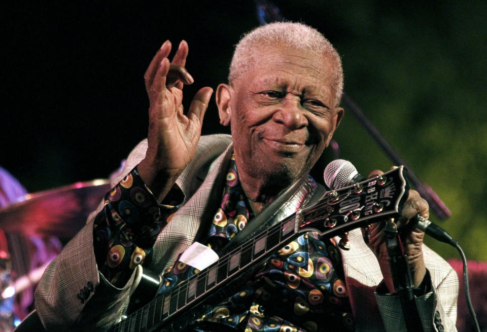 Legendary blues musician B.B. King died on May 14, 2015. He was 89. 