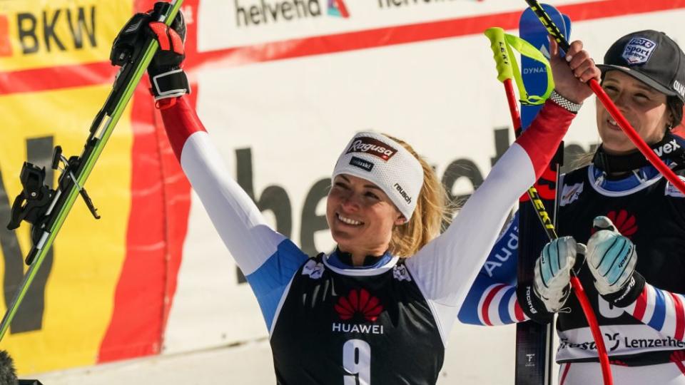 Lara GutBehrami wins Killington giant slalom, and the overall title race may be on