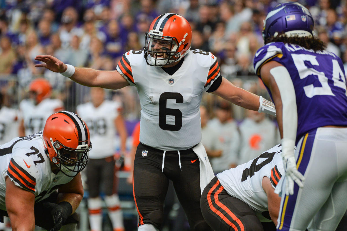 Baker Mayfield apparently picked up Vikings' defensive signals on Sunday -  Sports Illustrated Minnesota Vikings News, Analysis and More