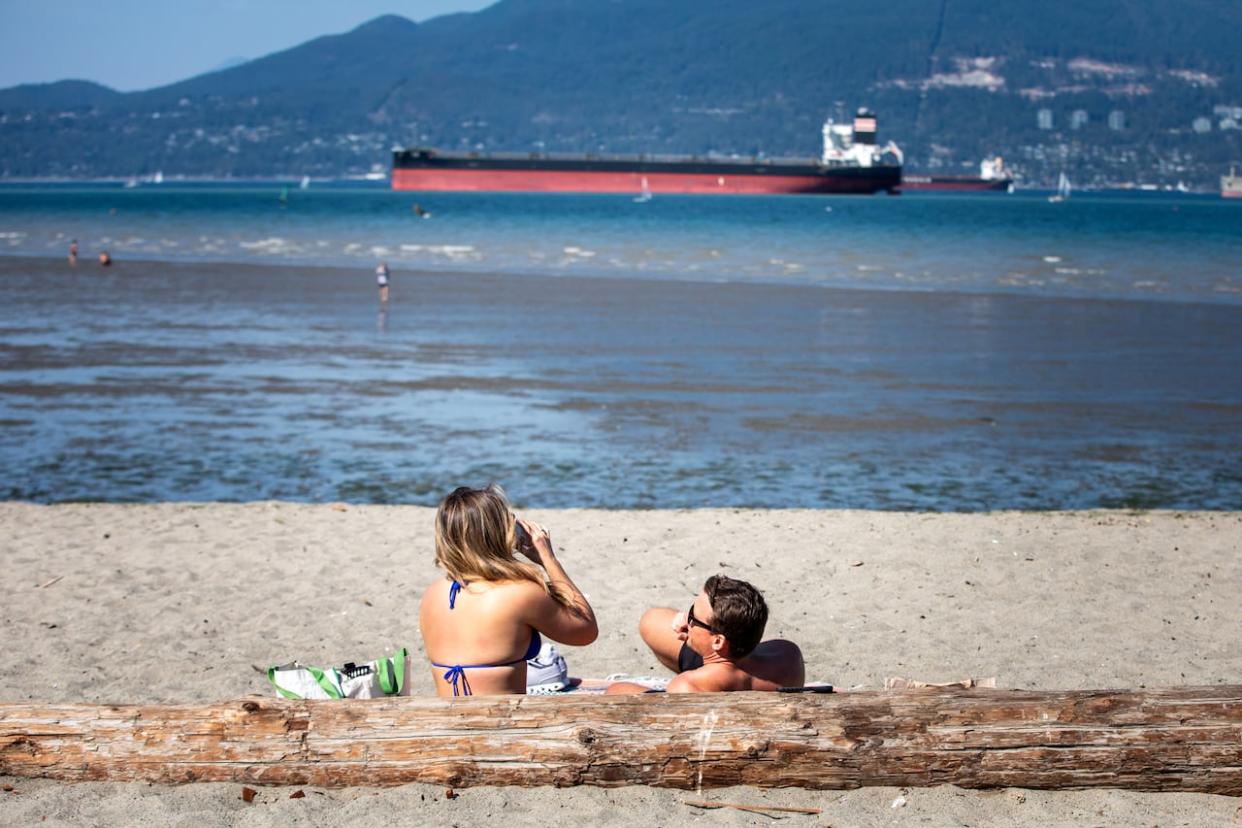 Spanish Banks is Vancouver's only beach with free parking. (Justine Boulin/CBC - image credit)