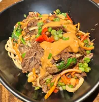 This short rib lo mein is a standout entree at Table Six Kitchen + Bar in Jackson Township.