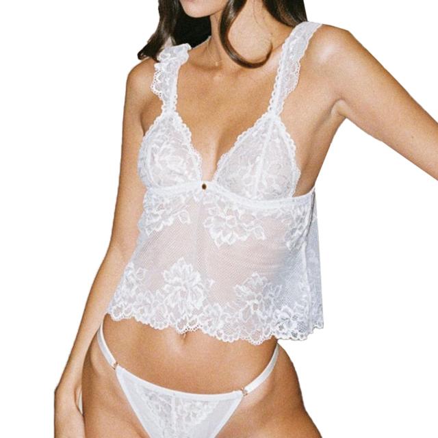 Coquette Caraco Lingerie - White