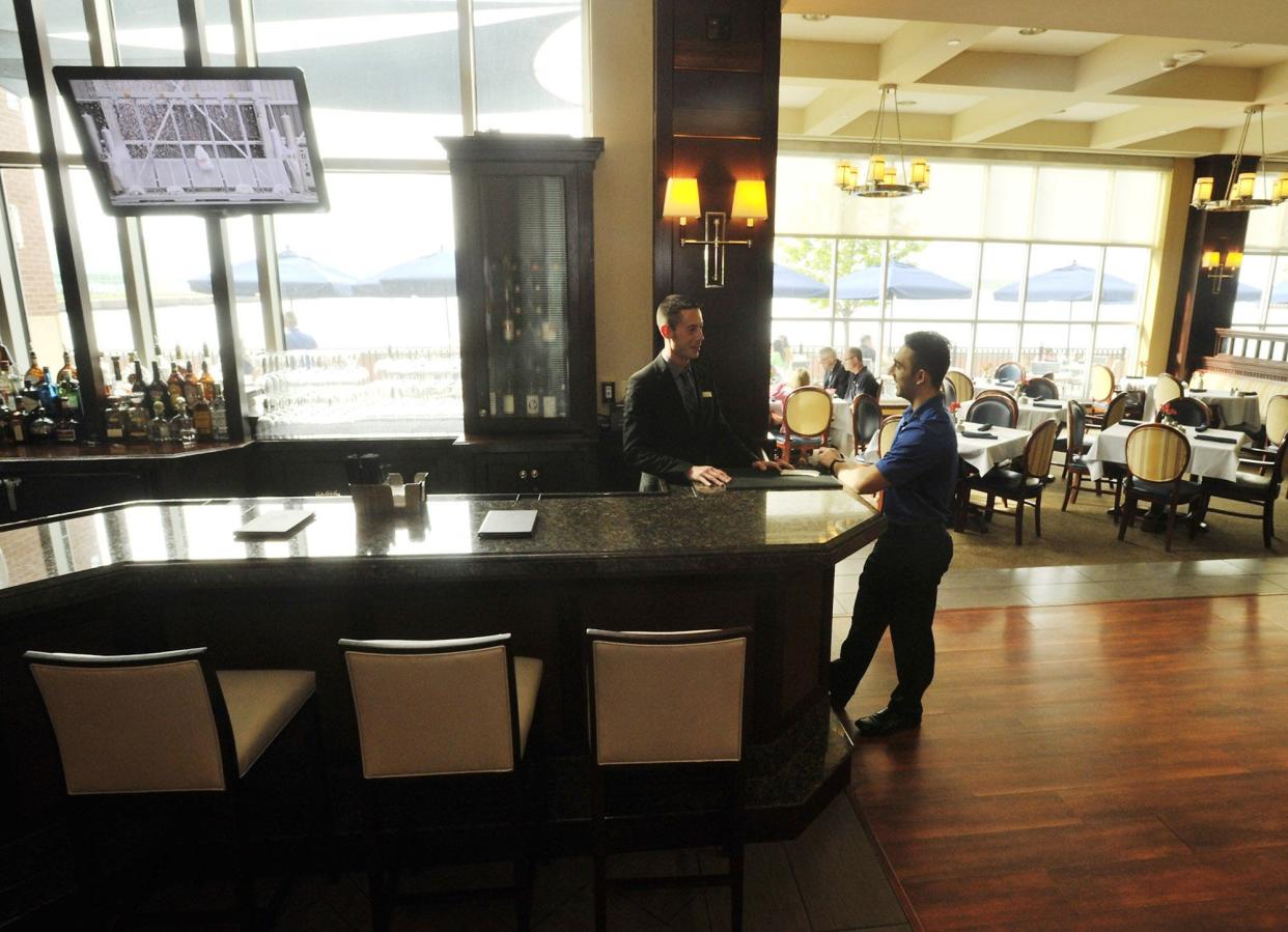 The interior of the Bayfront Grille is shown in this 2015 file photo.