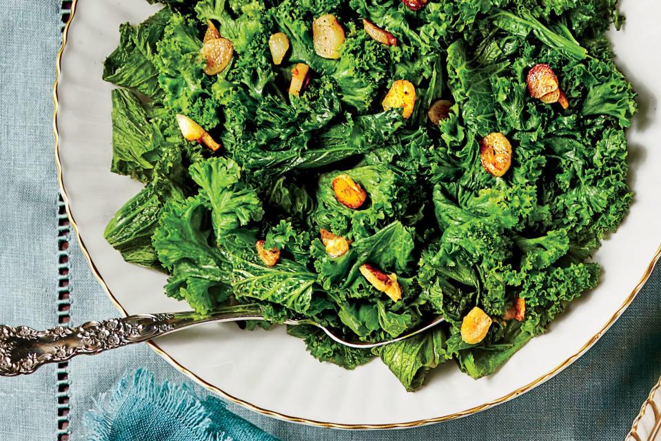 Sautéed Mustard Greens with Garlic and Lemon