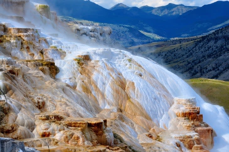 Mammoth Hot Springs in Yellowstone