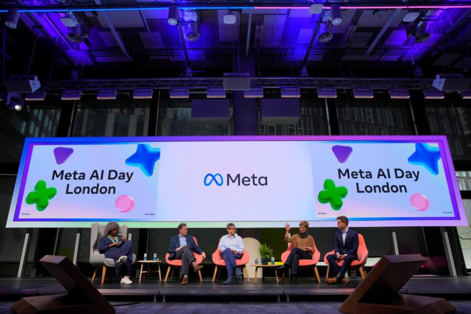 Meta AI Day held in London earlier this month. AP