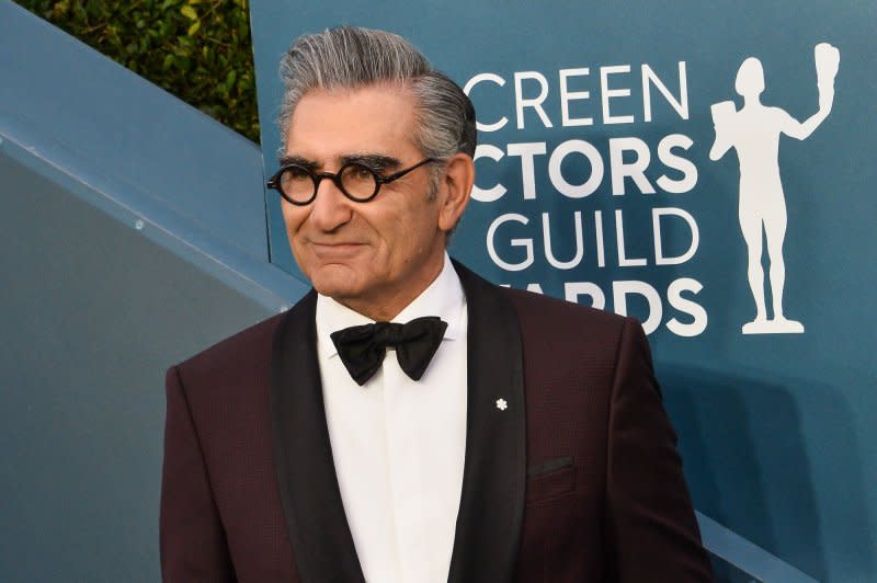 Eugene Levy arrives for the 26th annual SAG Awards held at the Shrine Auditorium in Los Angeles on January 19, 2020. The actor turns 77 on December 17. File Photo by Jim Ruymen/UPI
