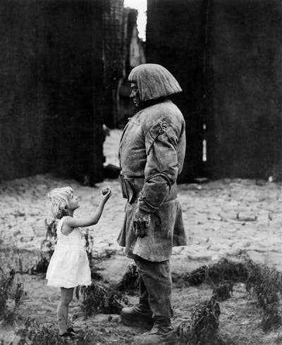 A scene from the German movie ‘The Golem: How He Came into the World,’ released in 1920.