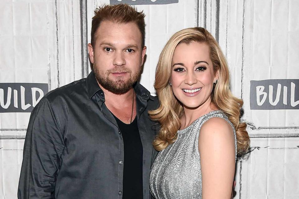 <p>Daniel Zuchnik/WireImage</p> Kyle Jacobs and Kellie Pickler in August 2017 