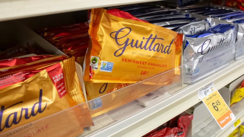 Guittard chocolate chips in store