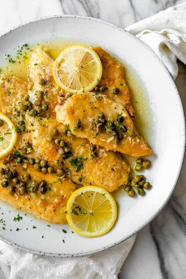 Lemon chicken piccata