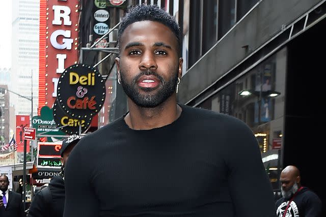 <p>Raymond Hall/GC Images</p> Jason Derulo in New York City in June 2023