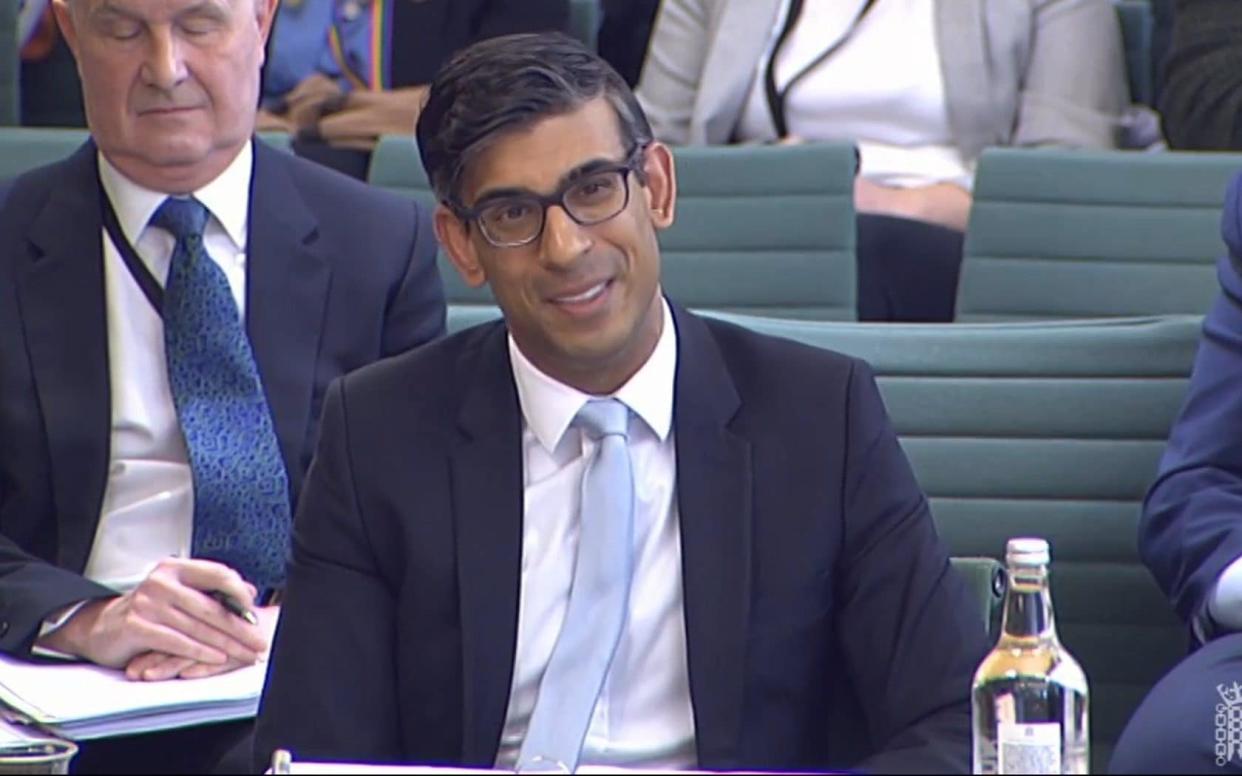 Rishi Sunak at the liaison committee