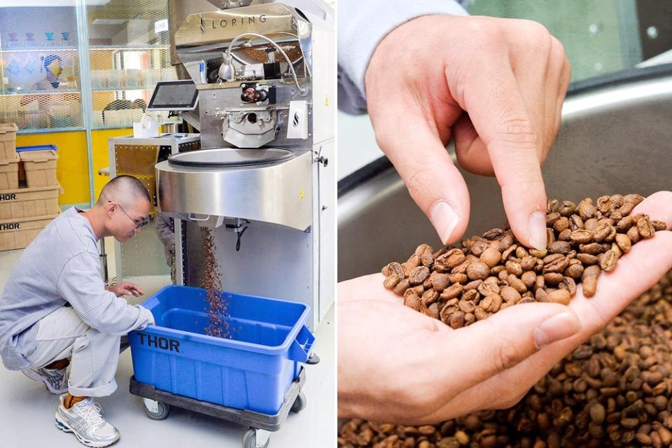 Every batch of coffee beans is carefully monitored and roasted to perfection.