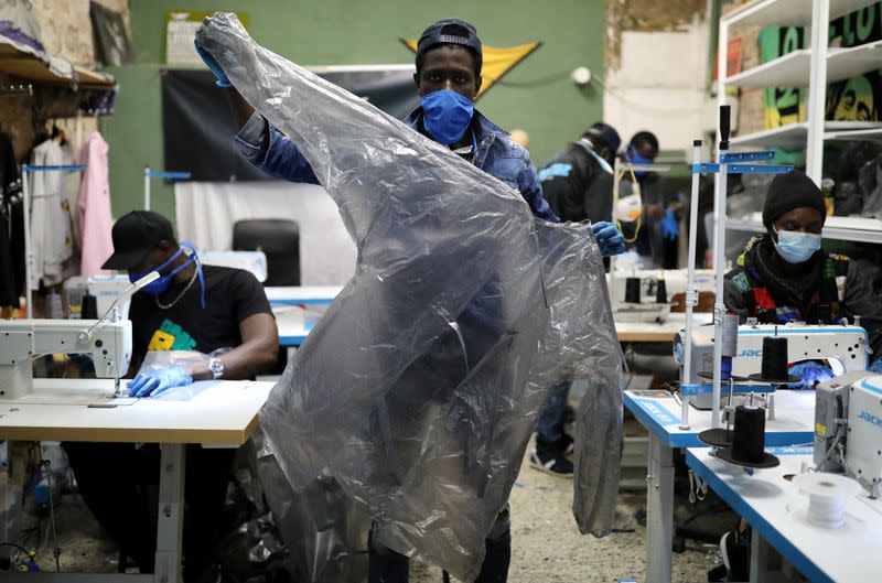 FILE PHOTO: Outbreak of the coronavirus disease (COVID-19), in Barcelona