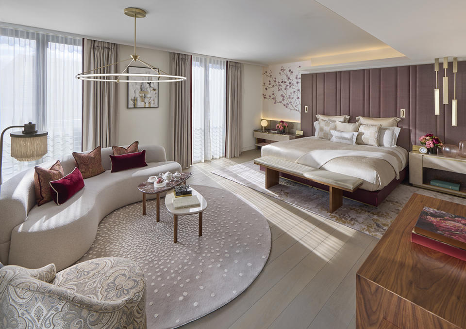 A suite at the Mandarin Oriental Mayfair