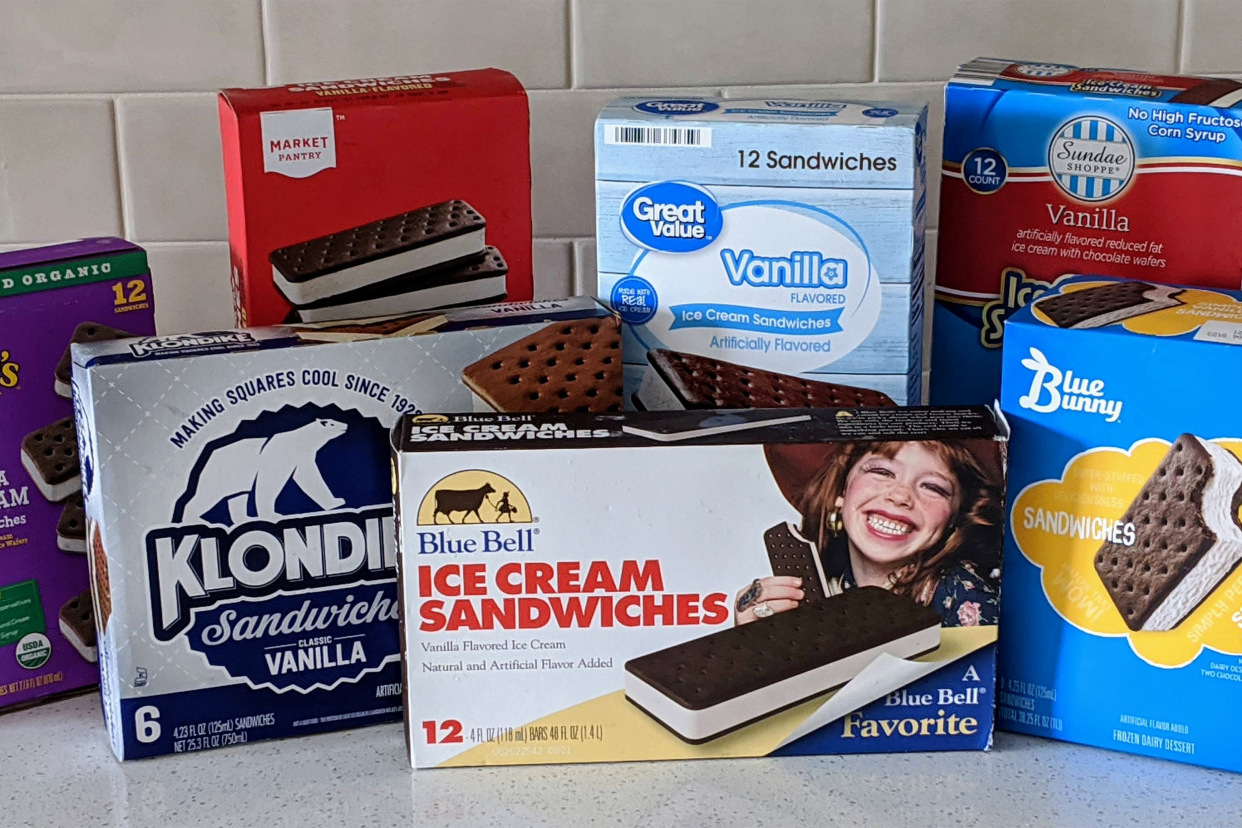 Ice Cream Sandwich taste test