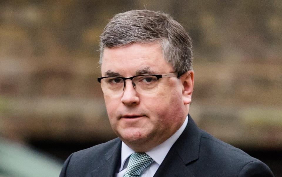 LONDON, UNITED KINGDOM - JANUARY 14, 2020: Lord Chancellor and Secretary of State for Justice Robert Buckland arrives in Downing Street in central London to attend a Cabinet meeting on 14 January, 2020 in London, England.- PHOTOGRAPH BY Wiktor Szymanowicz / Barcroft Media (Photo credit should read Wiktor Szymanowicz / Barcroft Media via Getty Images) - Wiktor Szymanowicz/Barcroft Media via Getty Images