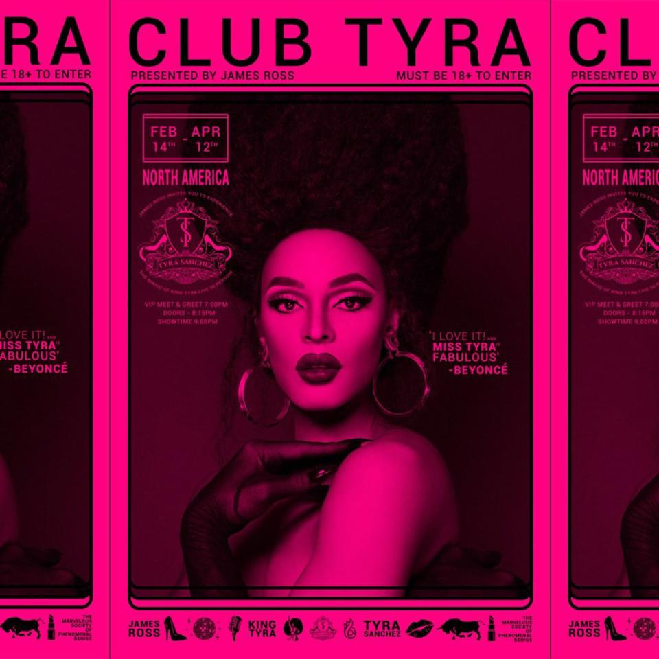 Tyra Sanchez Club Tyra tour poster