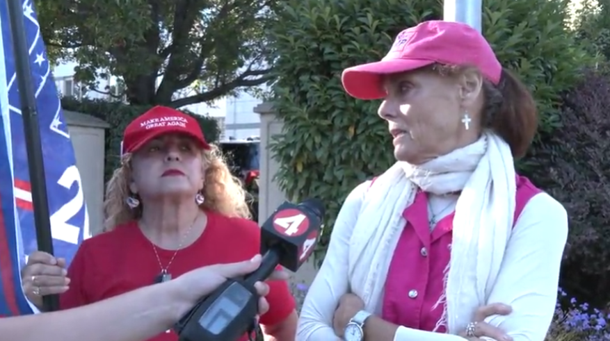 Trump supporters speak with KRON4 at a fundraising event in East Palo Alto that JD Vance attended on Monday, July 29.