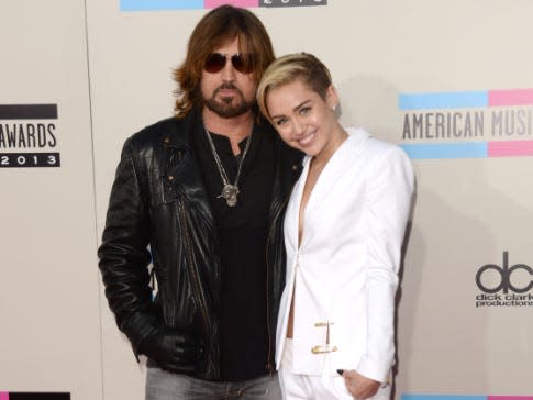 Miley Cyrus Billy Raye dad AMA