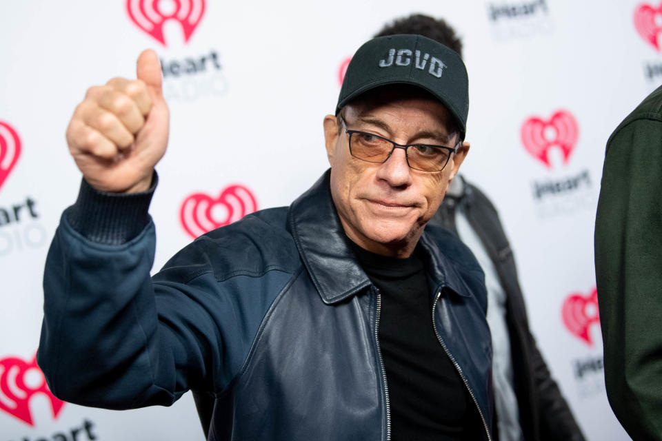 BURBANK, CALIFORNIA - JANUARY 17: Jean-Claude Van Damme arrives at the 2020 iHeartRadio Podcast Awards at iHeartRadio Theater on January 17, 2020 in Burbank, California. (Photo by Emma McIntyre/WireImage)