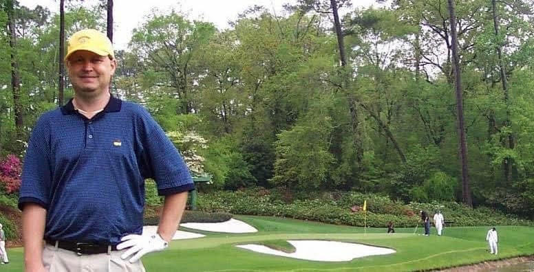 Greg Hardwig played Augusta National Golf Club after the 2004 Masters Tournament after being selected in the media lottery. He birdied No. 8 and parred No. 9.