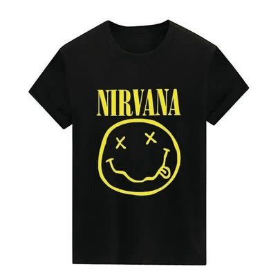 Nirvana smiley tee