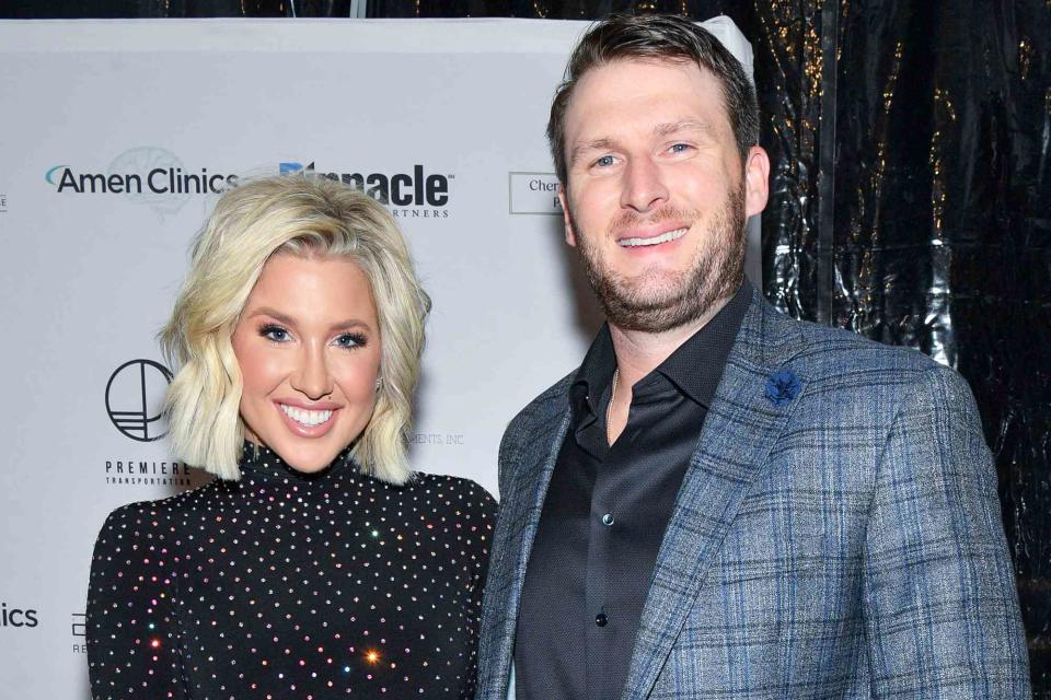 <p>Jason Davis/Getty</p> Savannah Chrisley and Robert Shiver on February 06, 2024 in Nashville, Tennessee.