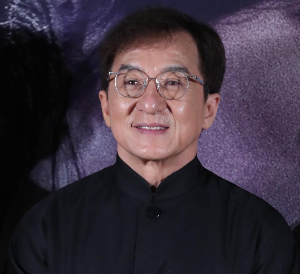 Actor Jackie Chan attends 'Raging Fire' premiere on July 28, 2021 in Beijing, China