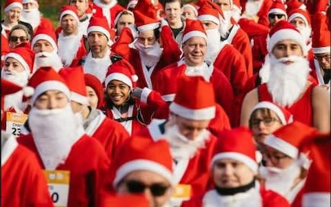 The Santa Dash is happening in Brockwell Park on 8 December