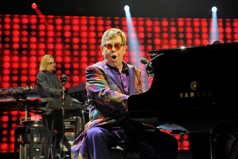 Elton John en Birmingham, Inglaterra, en junio de 2017