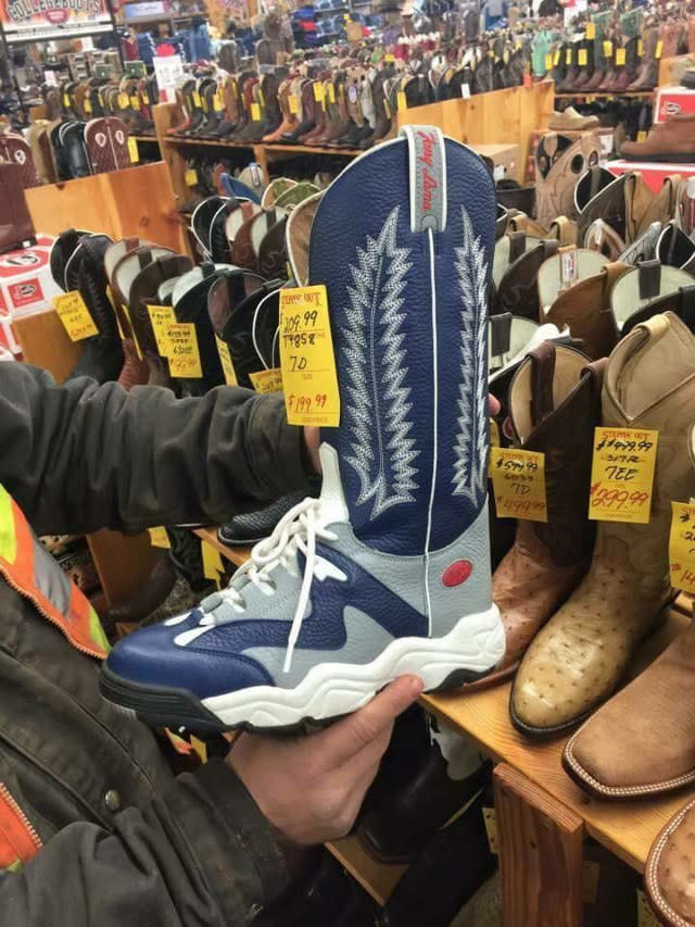 Cowboy Boot Basketball Sneakers Are You Never Knew You