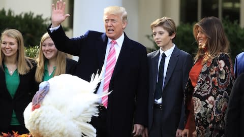 Donald Trump pardoned a turkey this year