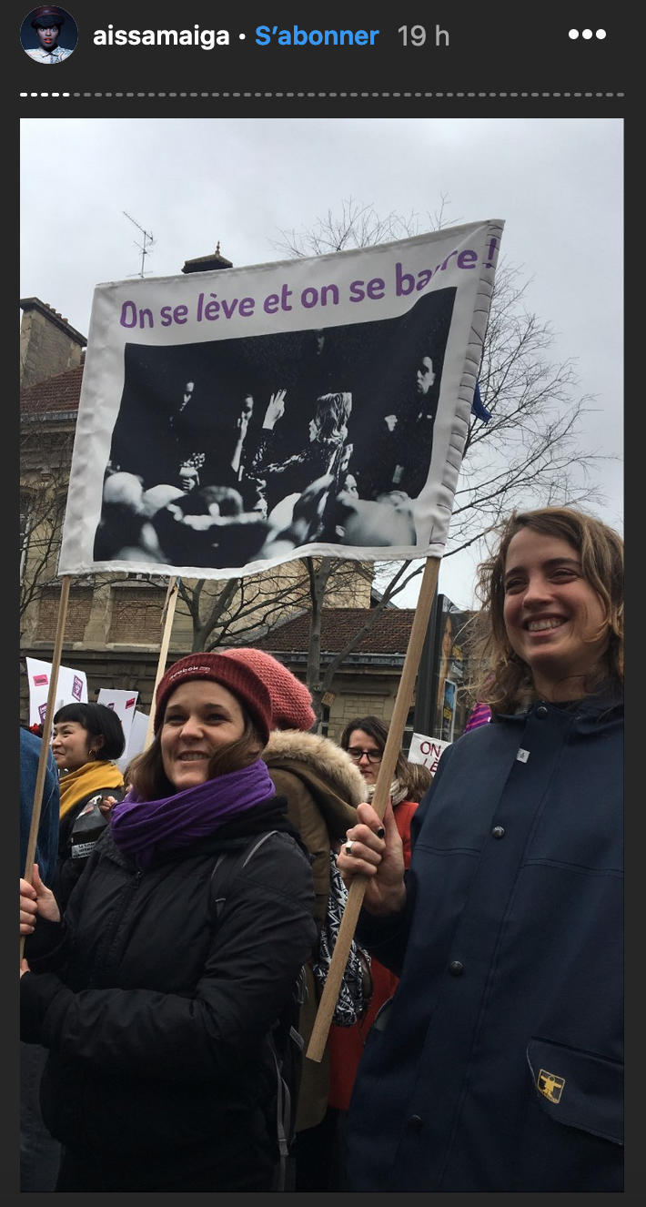 Les stars présentes à la manifestation féministe du 8 mars 2020.