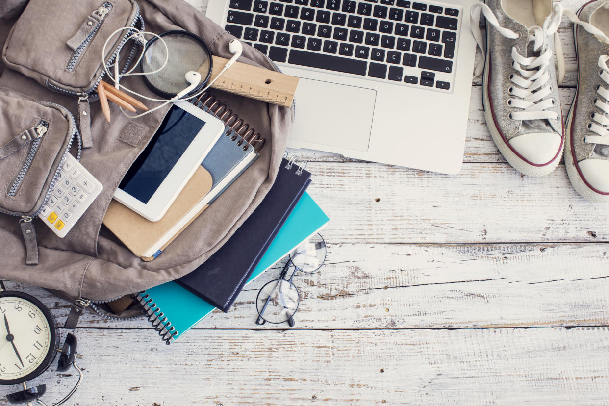 Todo lo que necesitas para regresar a clases. (Foto: Getty)