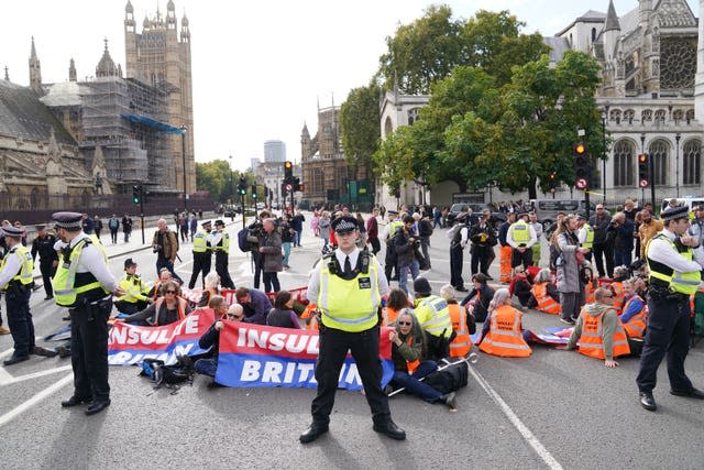 Environmental protest – London