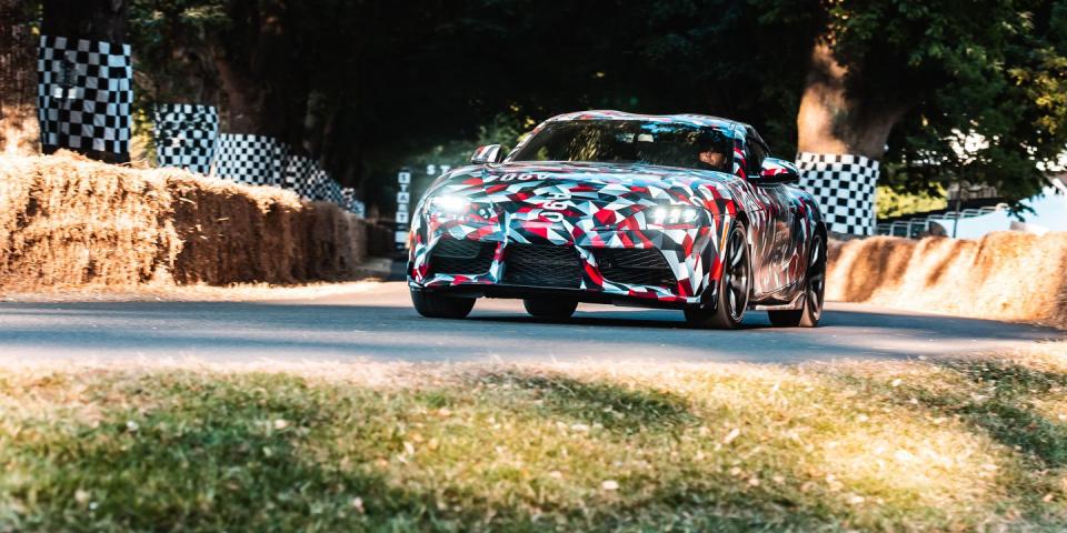 <p>I can’t even tell you precisely what the new Supra will look like. Toyota invited journalists to Madrid, Spain to drive preproduction prototypes of the long-anticipated model. The cars were camouflaged inside and out.</p><p>Here’s what I can say: It’s a legitimate hoot to drive. I had one afternoon to sample the car, including a handful of laps at Jarama Race Circuit and an hour or so summiting the winding mountain roads of rural Spain. It was just enough to make me want more.</p><p><em>Check out the rest of our first drive of the Supra prototype <a href="https://www.roadandtrack.com/new-cars/first-drives/a23317597/2019-toyota-supra-prototype-drive/" rel="nofollow noopener" target="_blank" data-ylk="slk:here;elm:context_link;itc:0;sec:content-canvas" class="link ">here</a>. </em></p>