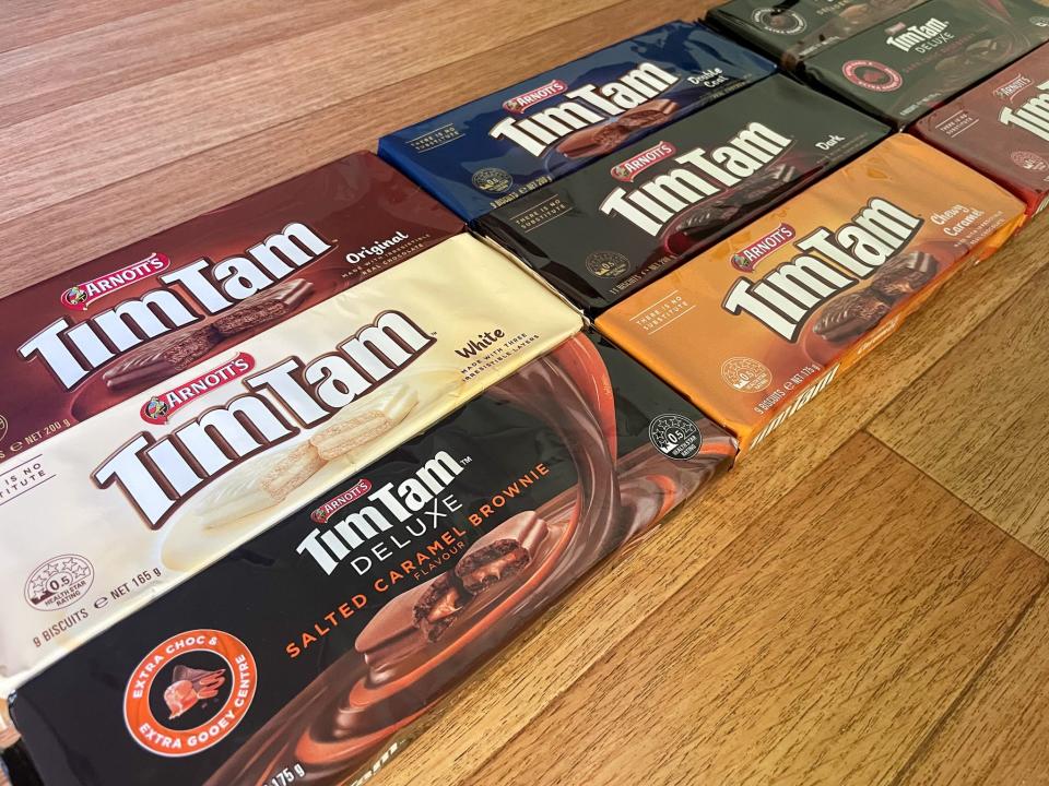 Insider's author tasted nine flavors of Tim Tams.