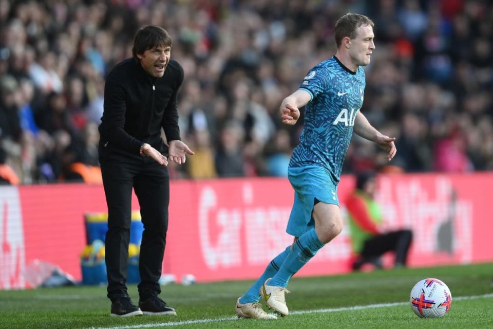 Conte stated that Spurs’ players do not thrive playing under pressure (Getty Images)