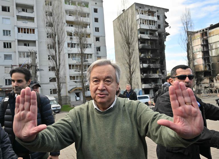 Antonio Guterres; ONU; Guerra en Ucrania; Ukraine; Rusia; Russia; Mundo; Kyviv