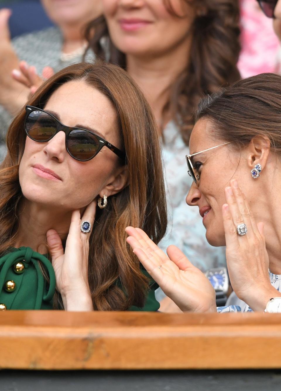 Kate and Pippa Middleton at Wimbledon